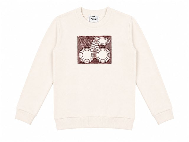 Cherry Embroidery Sweatshirt in by Jolie Capri