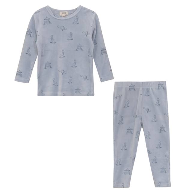 All Over Print Set in Cloud Blue by LUX Regular
