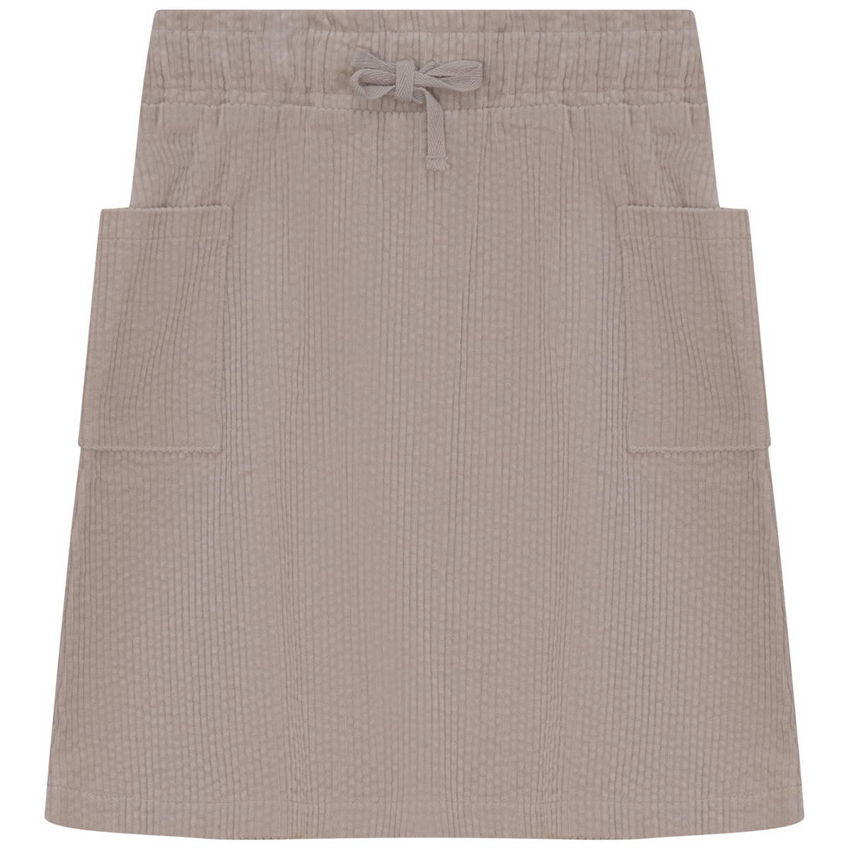 Corduroy Skirt in Beige by Puddles