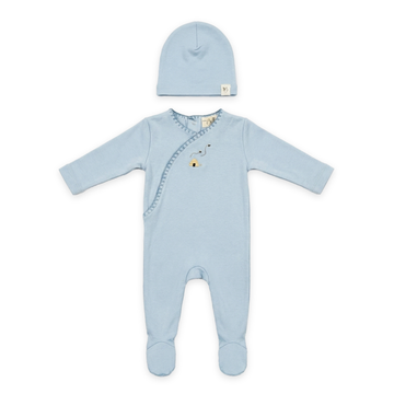 Honeybee, Flower & Rolling Horse Cotton Spandex Footie