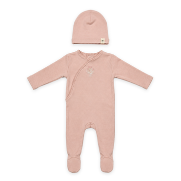 Honeybee, Flower & Rolling Horse Cotton Spandex Footie