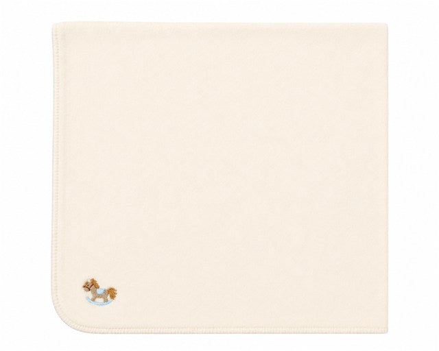 Honeybee, Flower & Rolling Horse Cotton Spandex Blanket in by Bebe Bella