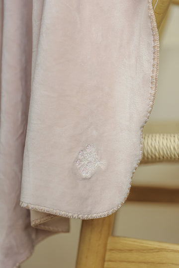 Honeybee, Flower & Rolling Horse Velour Blanket