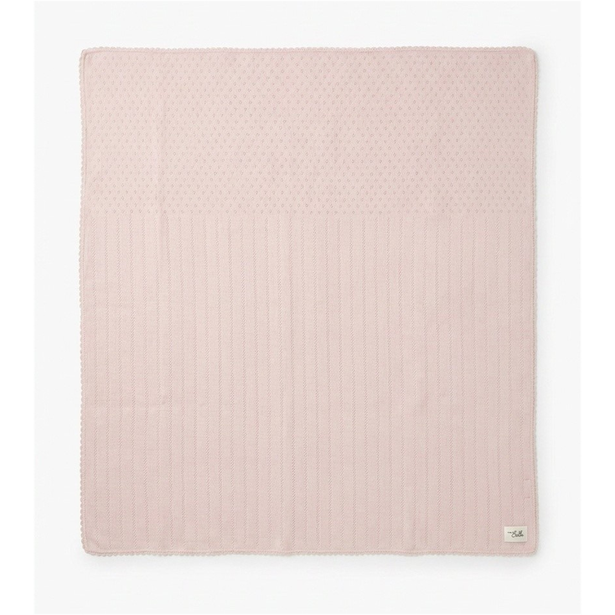 Knit Pointel Blanket