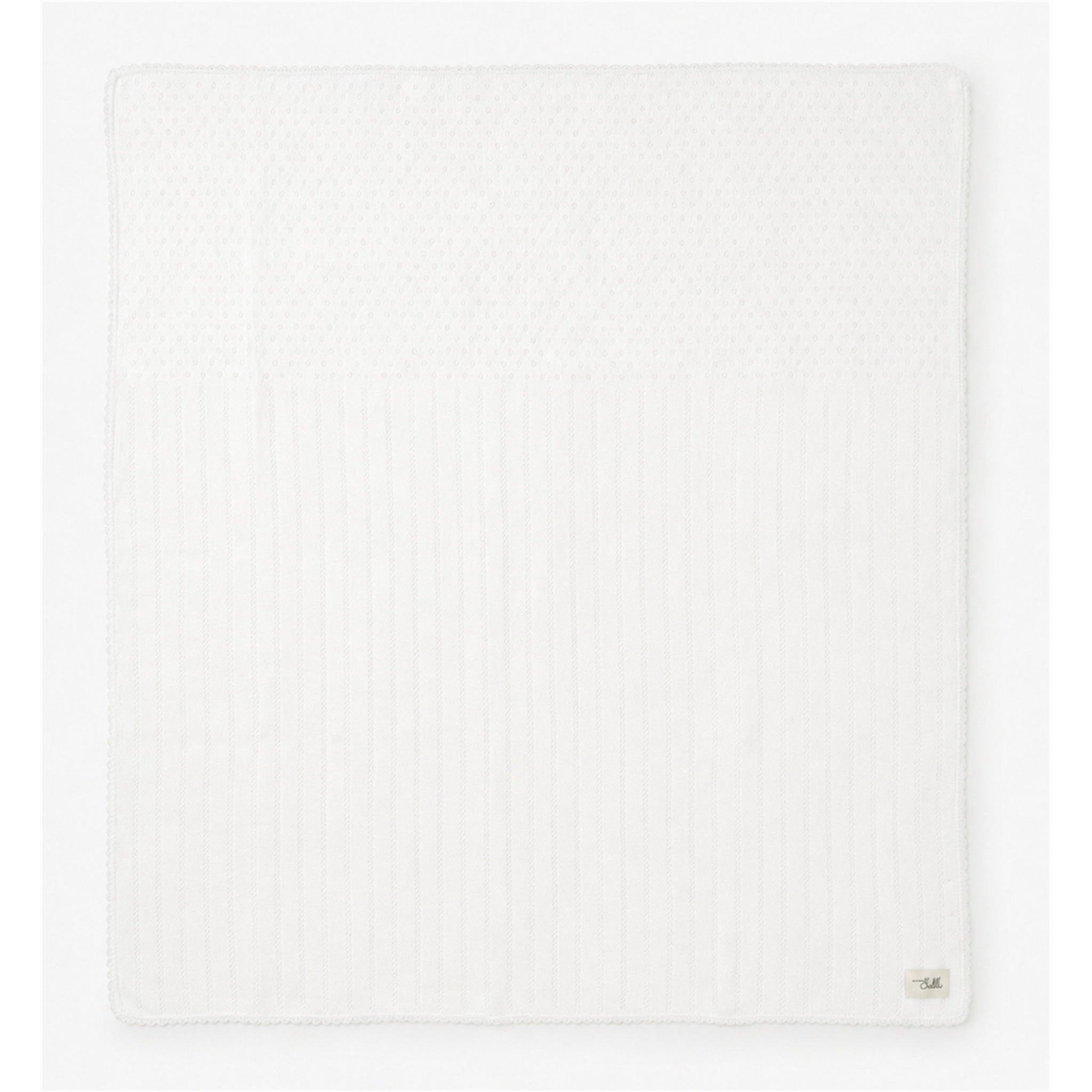 Knit Pointel Blanket