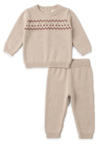 Knit 2 PC Set With Cherry