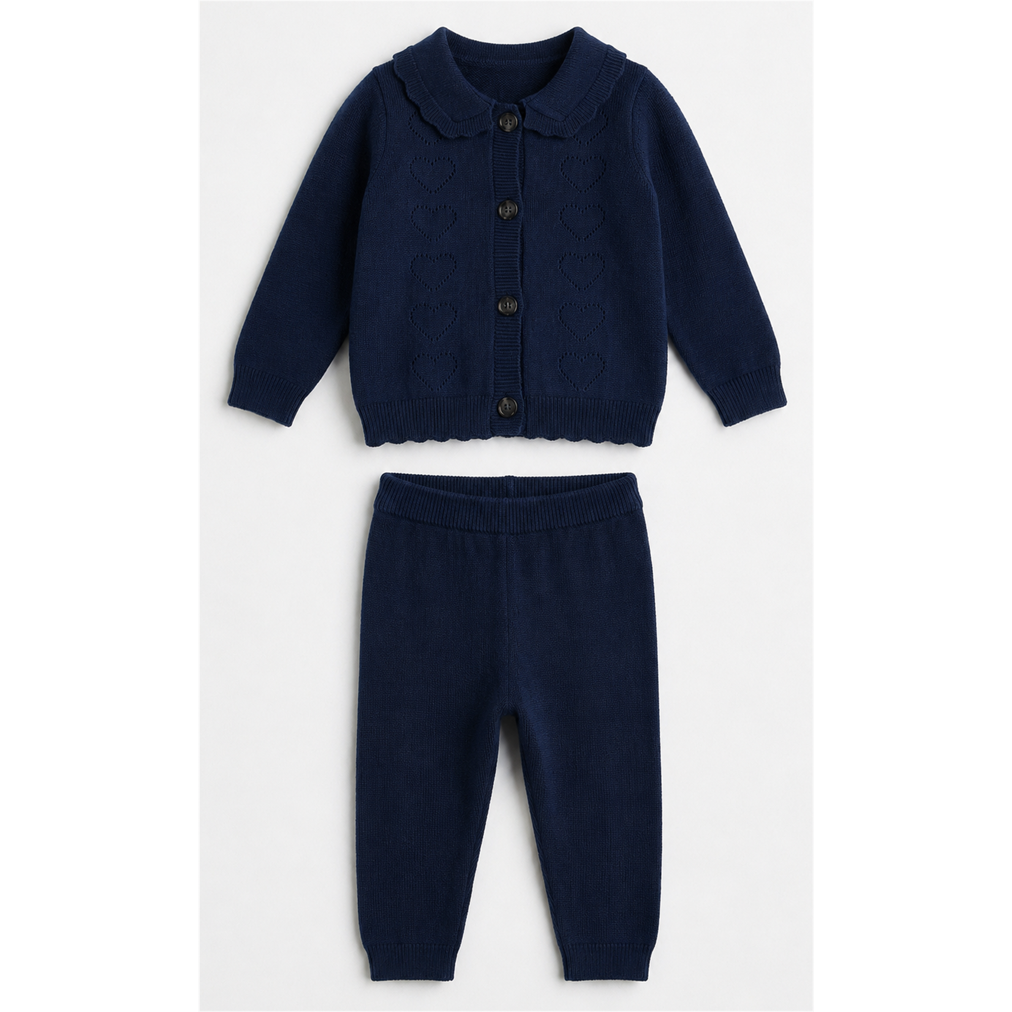 Knit 2 PC Set in Navy by Jolie Capri