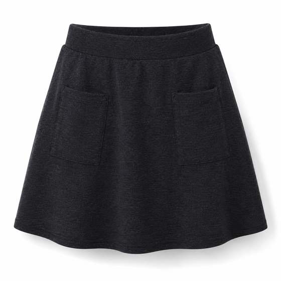 French Fleece Spandex Skirt in by Jolie Capri