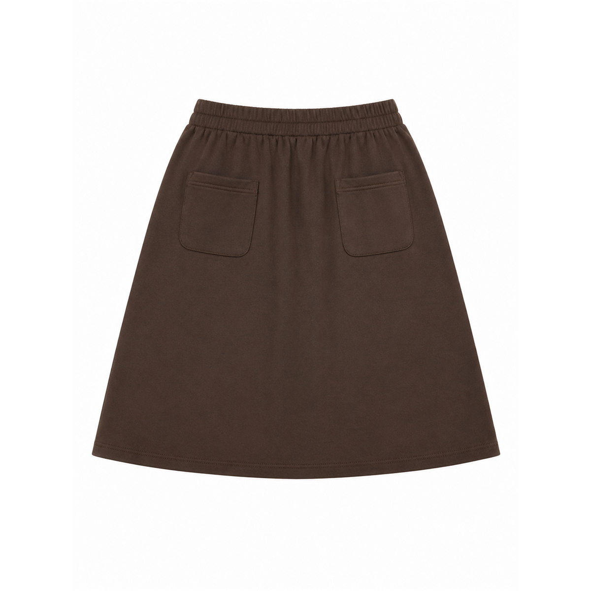French Fleece Spandex Skirt in Cafe by Jolie Capri