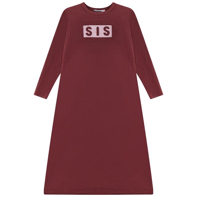 Sister Nightgown in Burgundy Pink by Whipped Cocoa