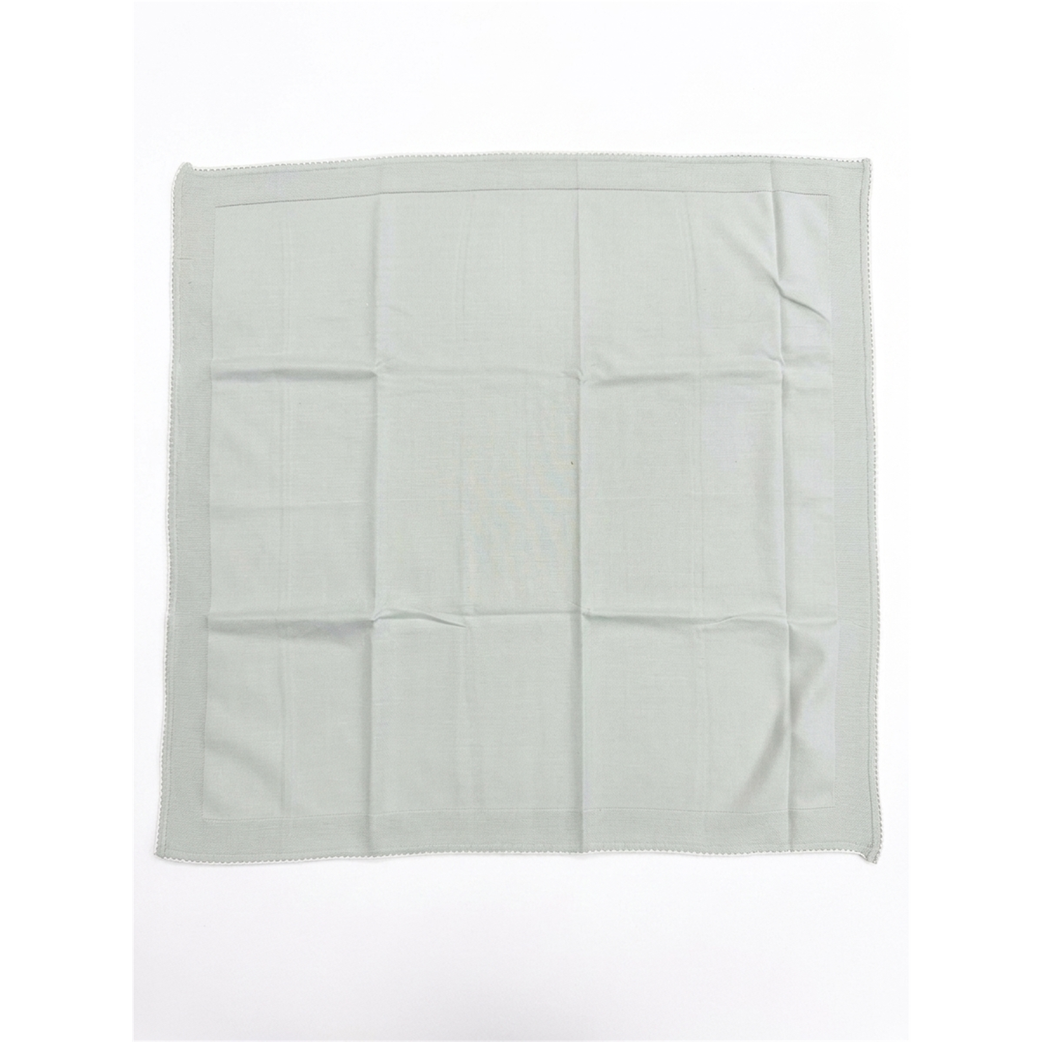 Knit Blanket With Decorative Stitch in Blue One Size by Bebe Bella