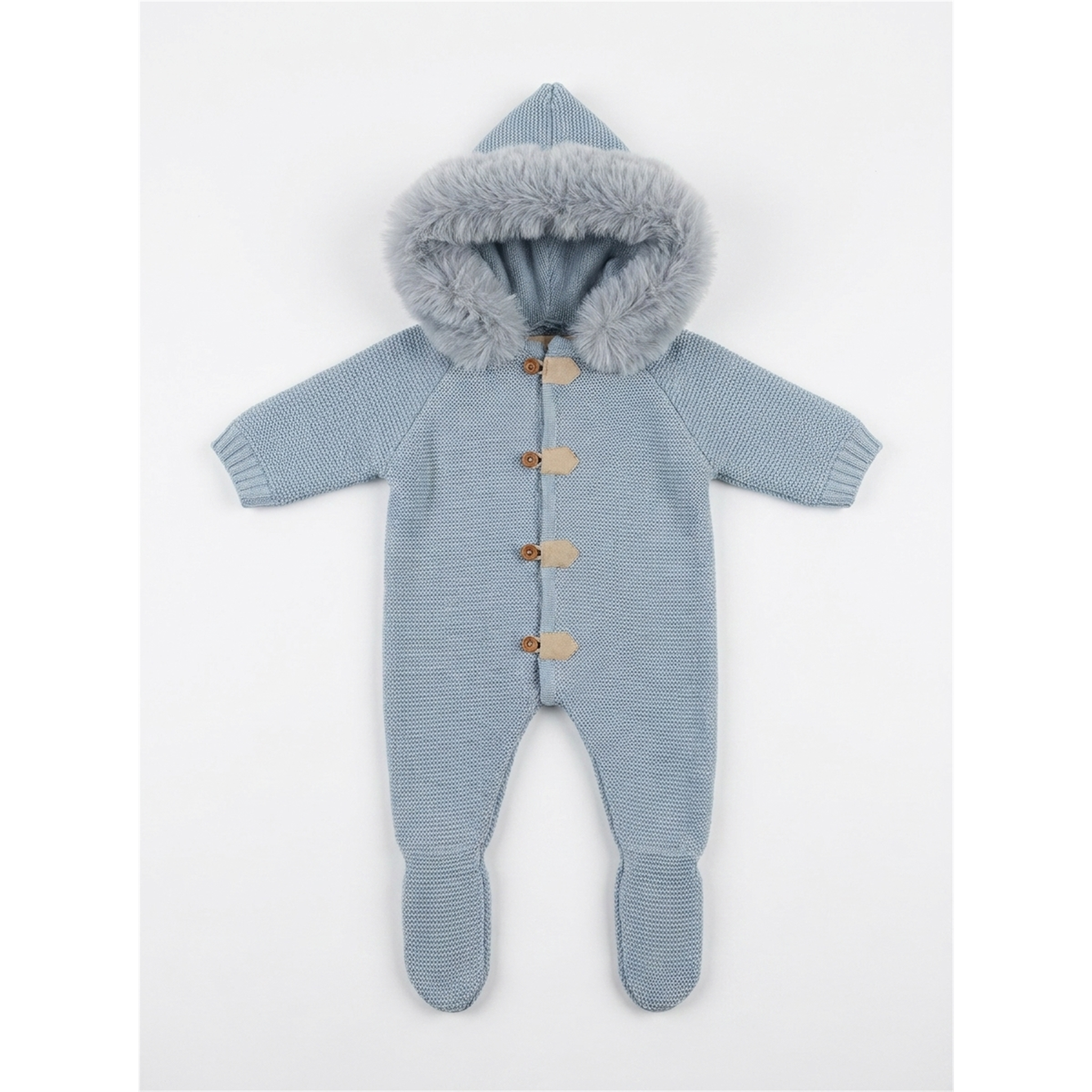 Double Sided Knit Hood Footie