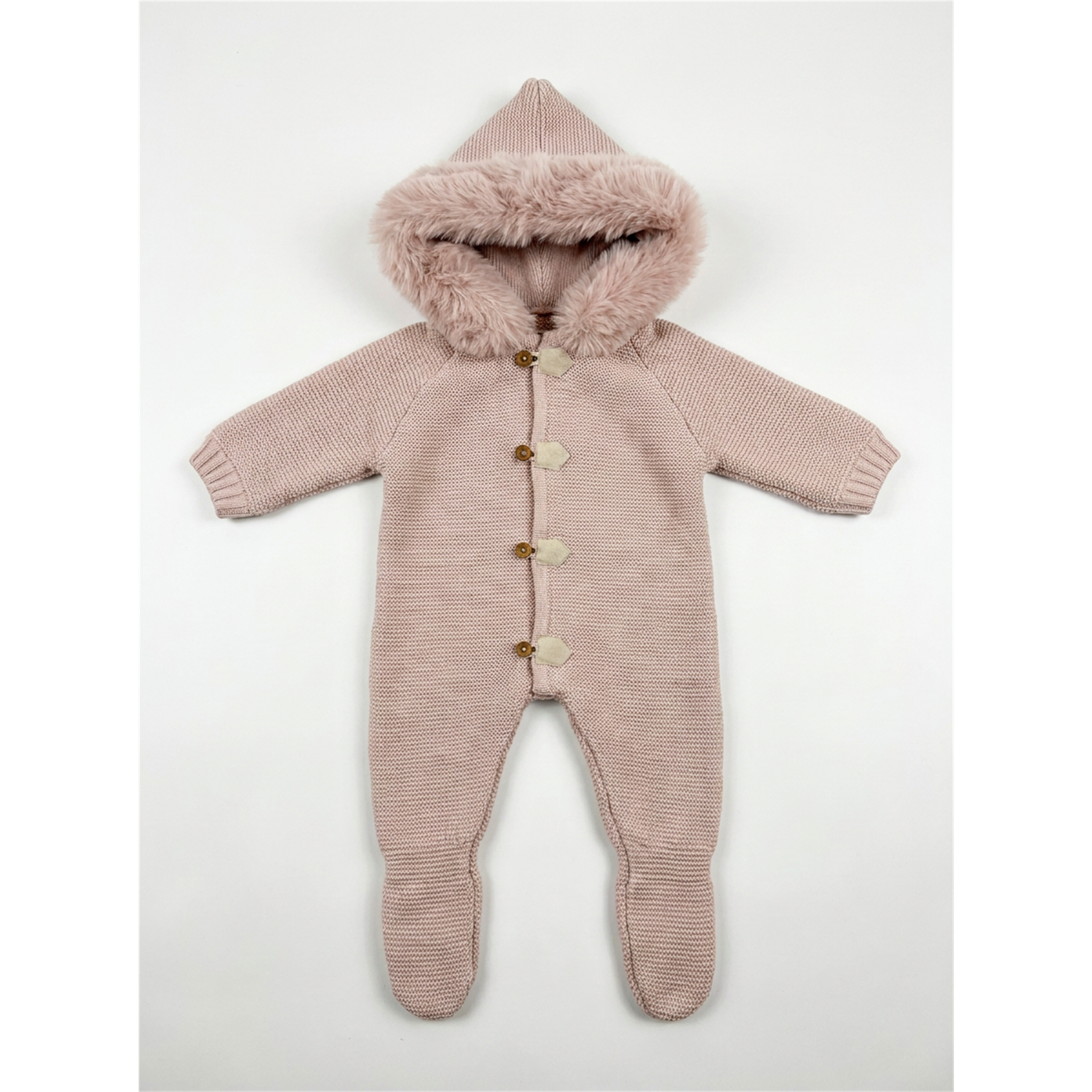 Double Sided Knit Hood Footie