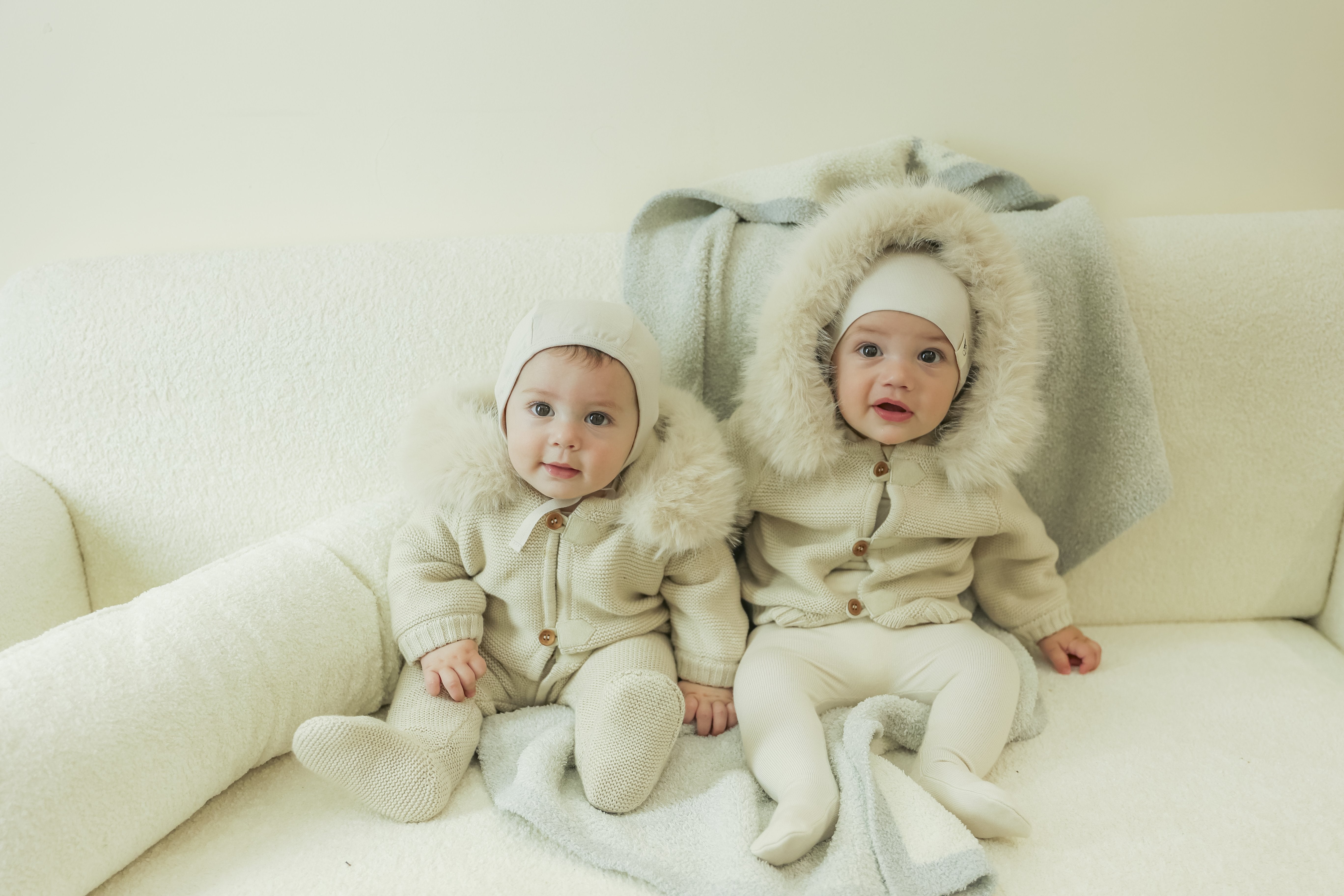 Double Sided Knit Hood Footie
