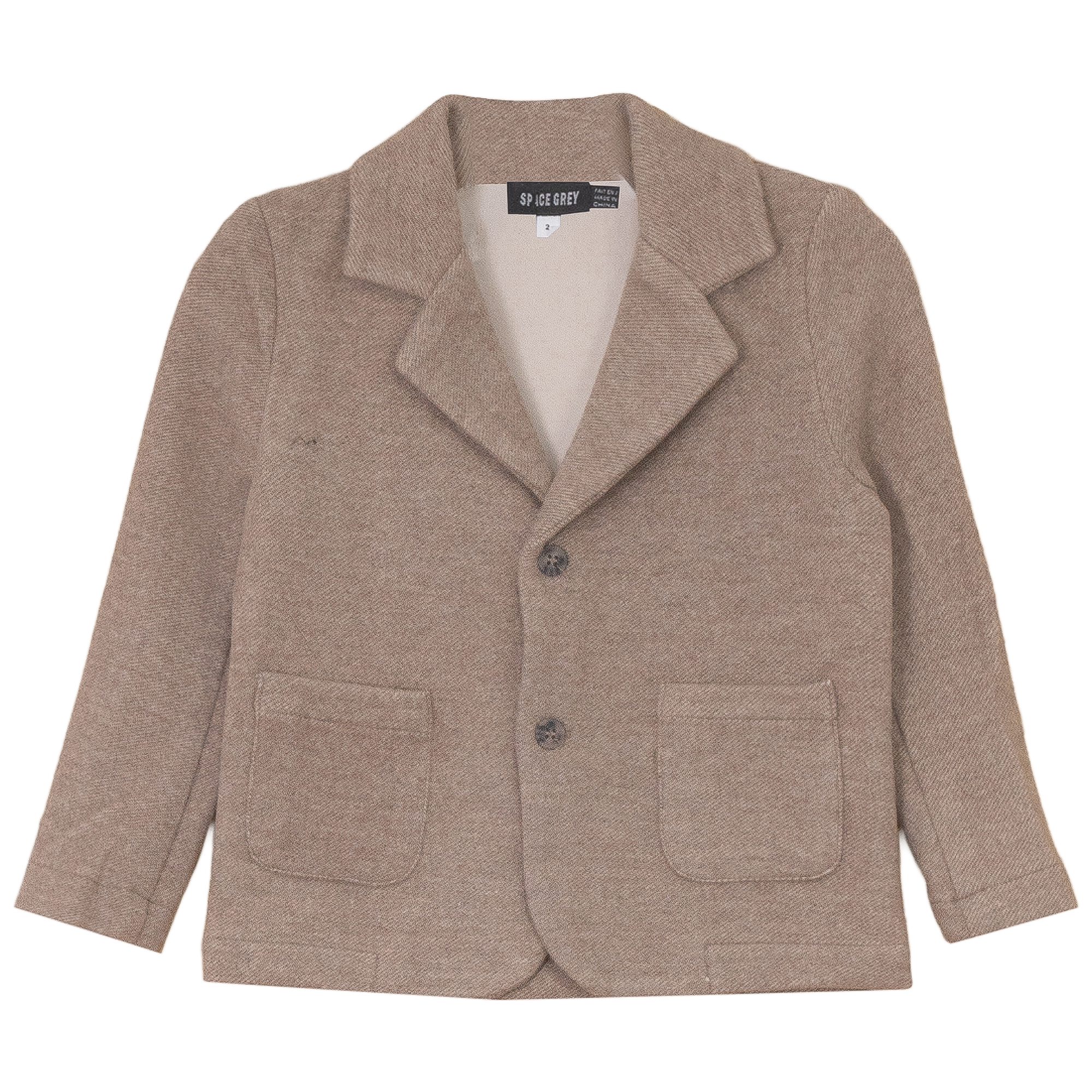 Blazer in Brown by Space Grey