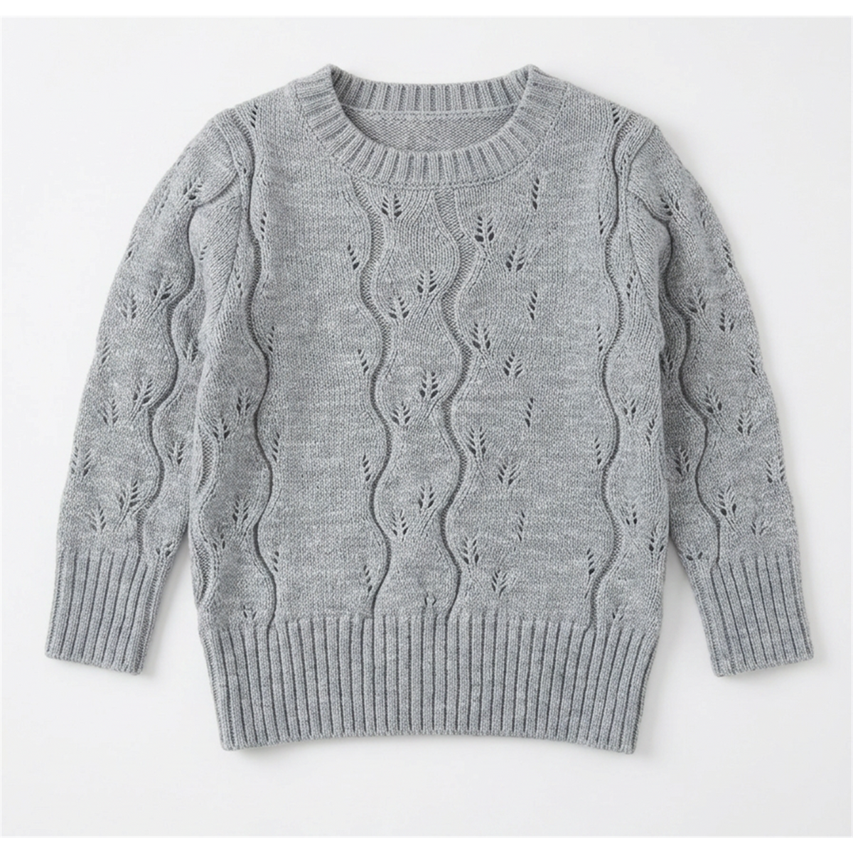 Knit Sweater in Grey by Space Grey