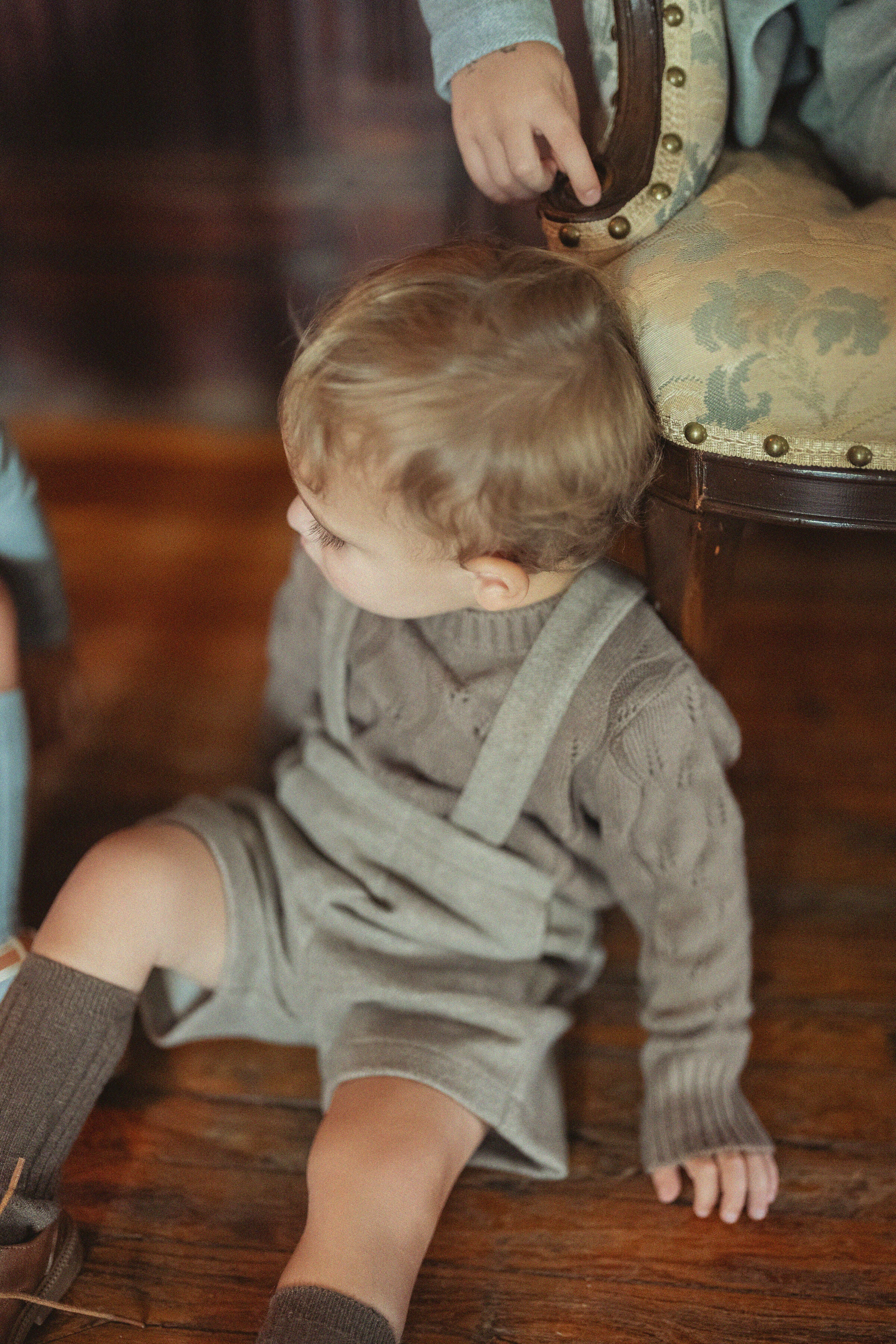 Knit Sweater in by Space Grey