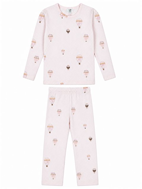 Dots and Balloon Print 2 Piece Set