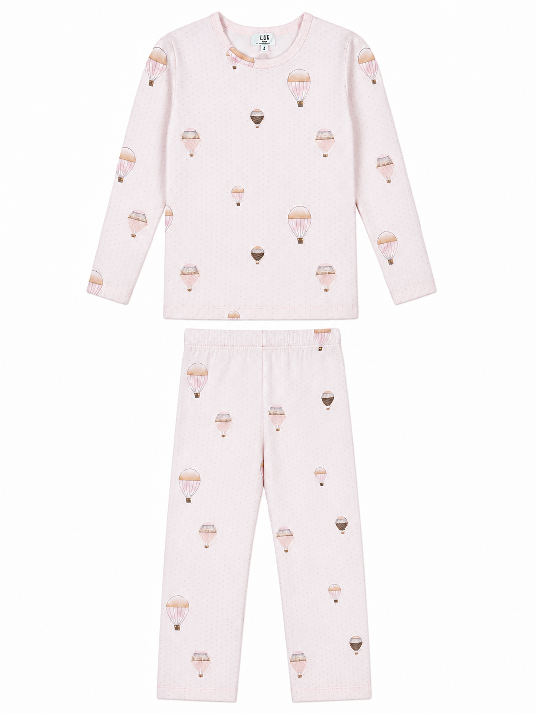 Dots and Balloon Print 2 Piece Set