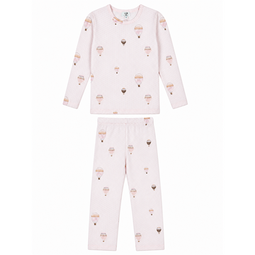 Dots and Balloon Print 2 Piece Set