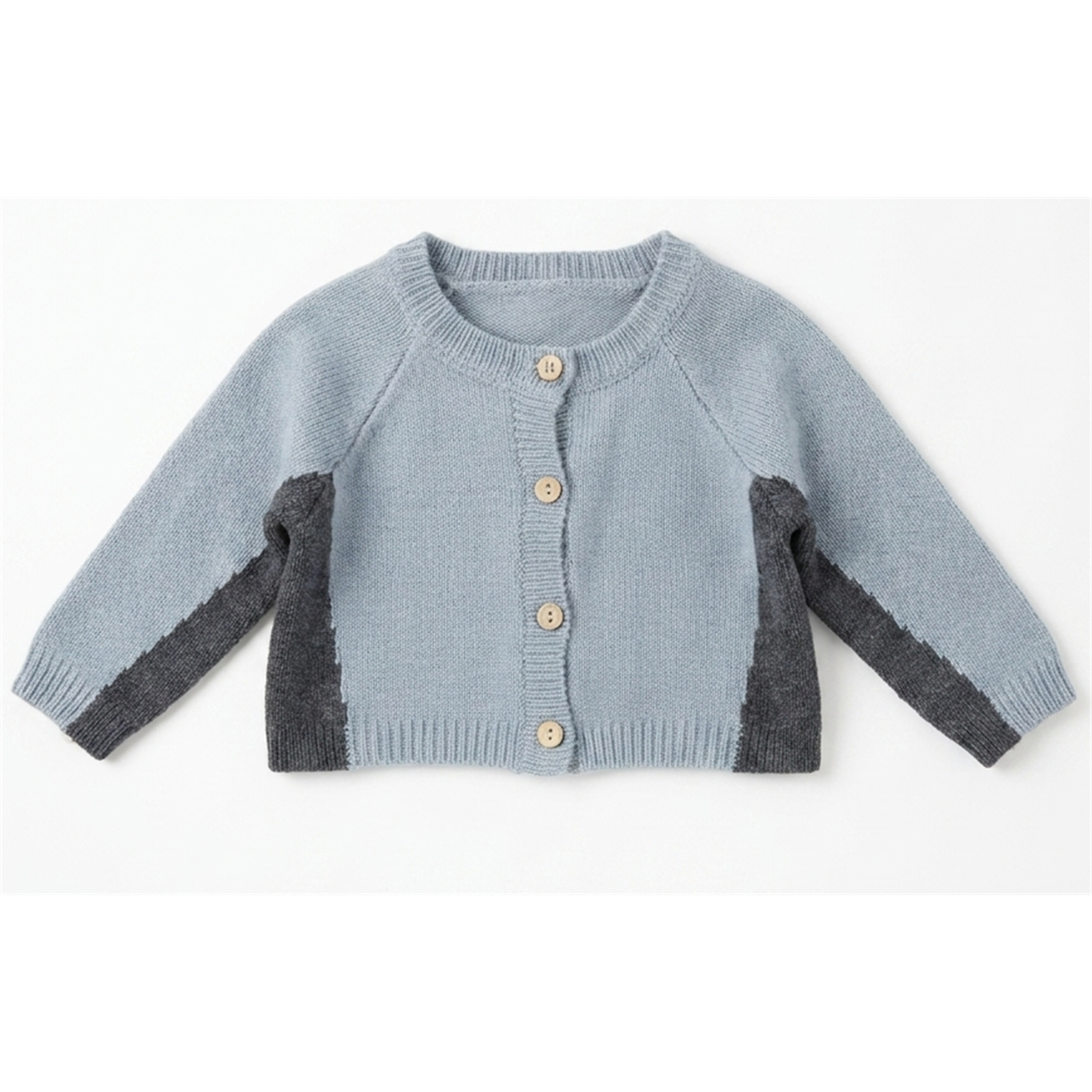 Knit Cardigan in Light Grey by Mr. Mr.