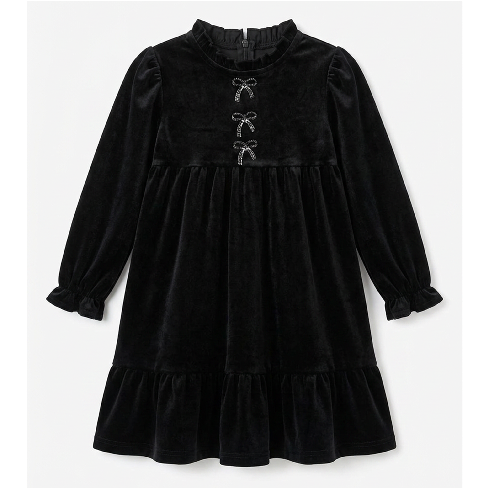 Velour Ruffle Robe in by Seal