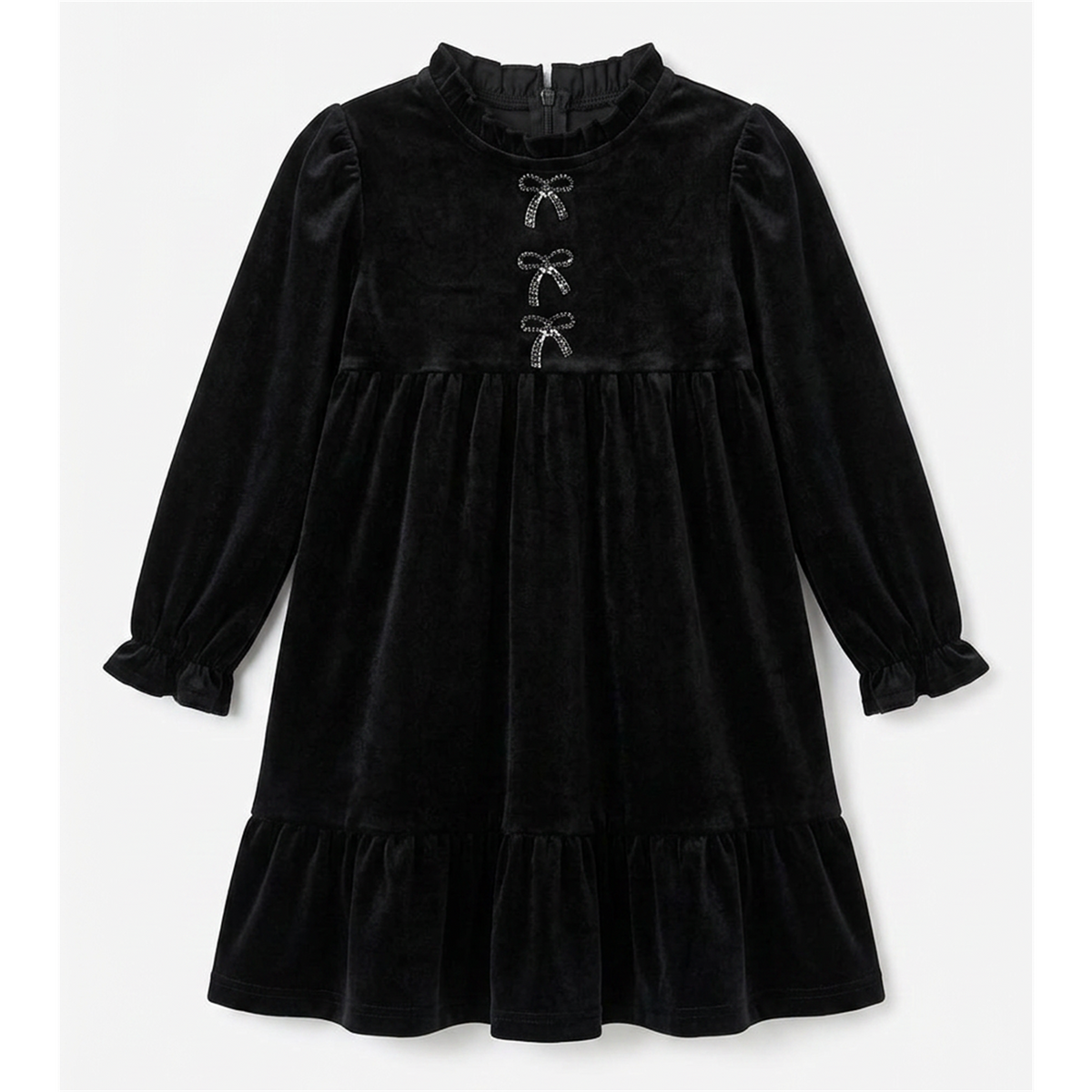 Velour Ruffle Robe in by Seal