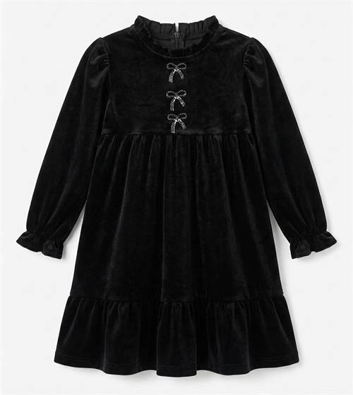 Velour Ruffle Robe