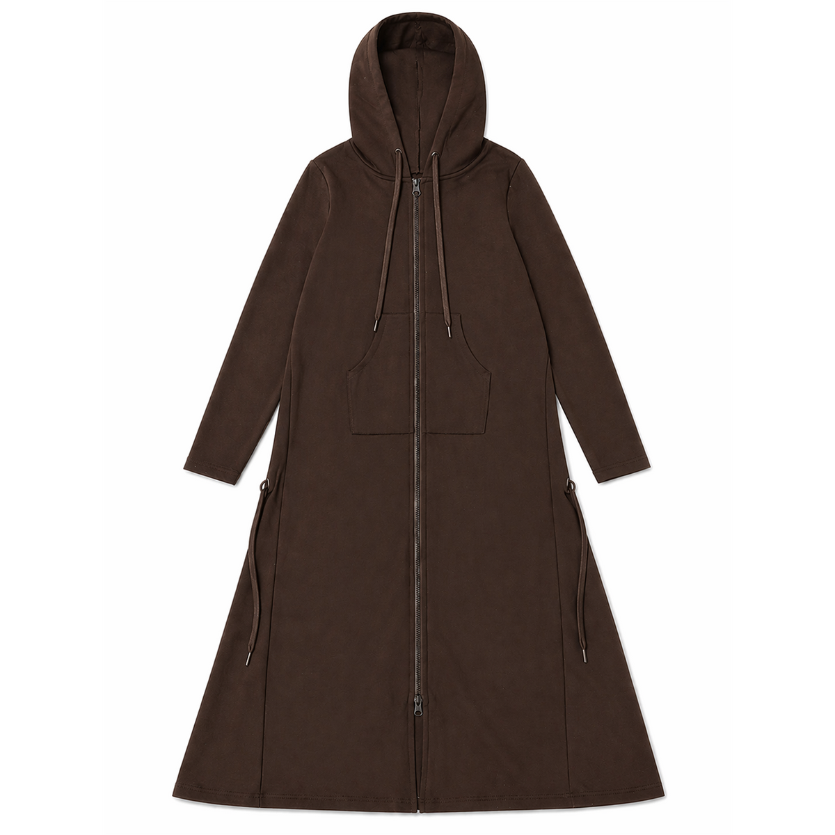 Soft Scube Hoodie Dress in Chocolate by Noni Daily