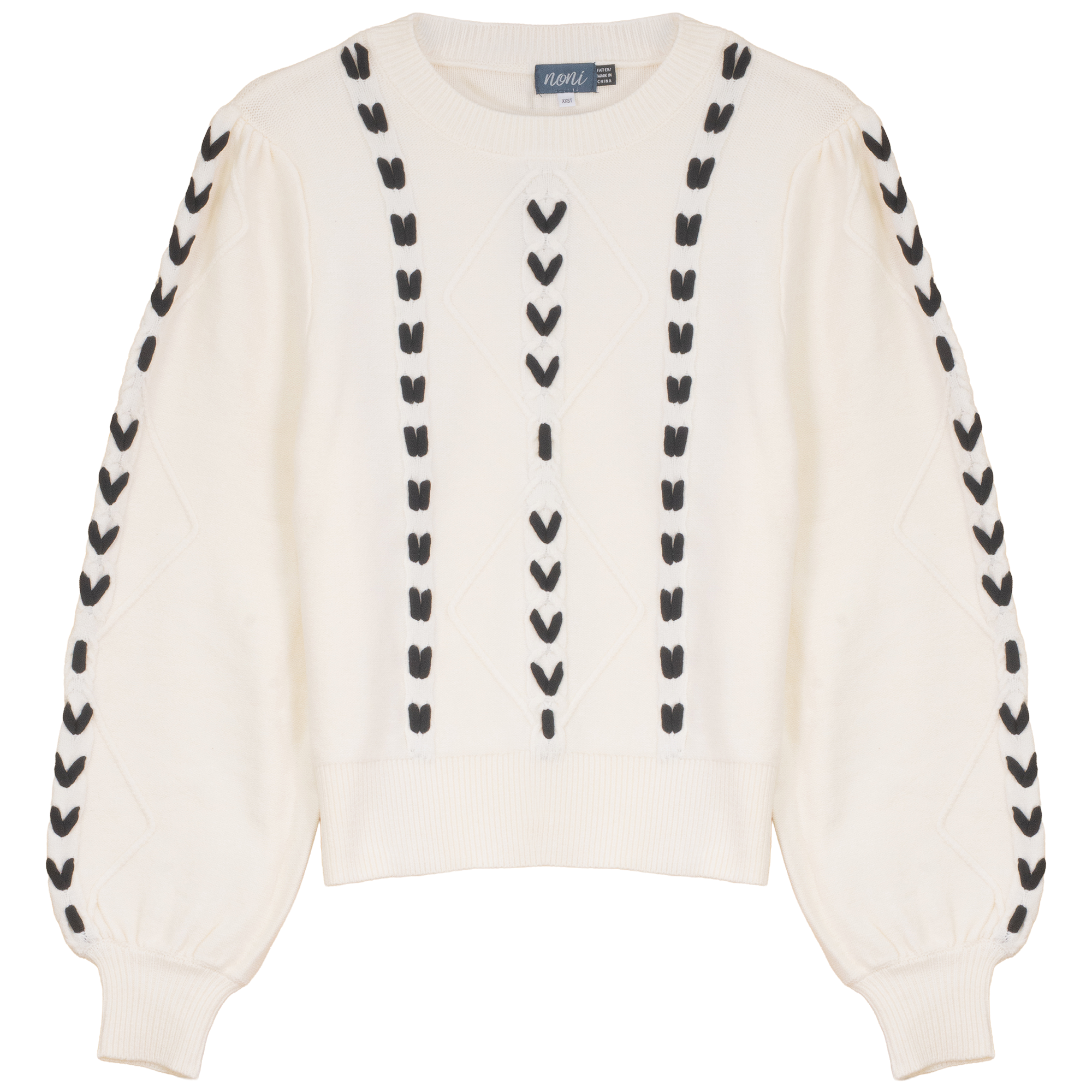 Knit Stitching Sweater