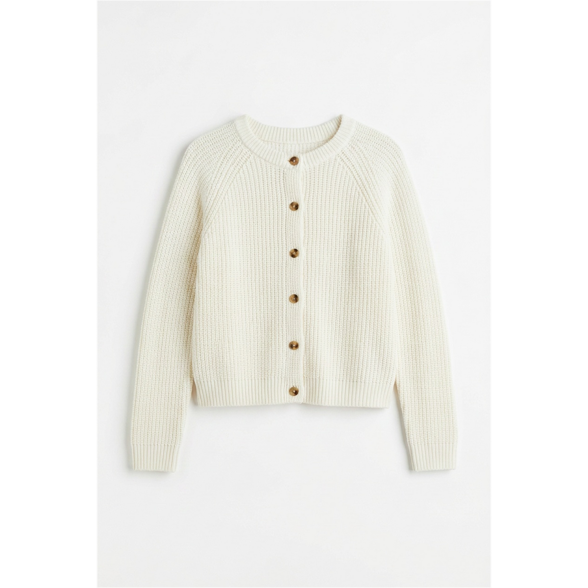 Knit Cardigan in Cream by Noni
