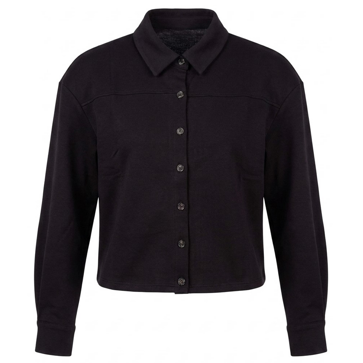 Suede Shirt in Black by Noni