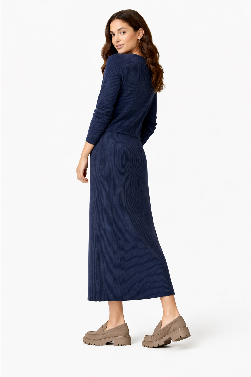 Rib Modal Skirt in by Noni Daily