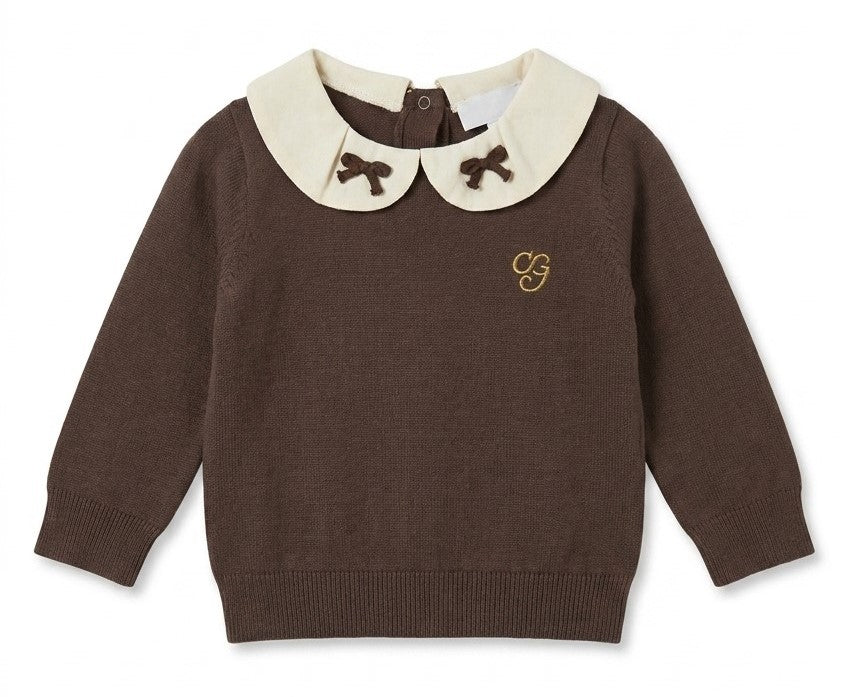 Peter Pan Collar Knit Sweater
