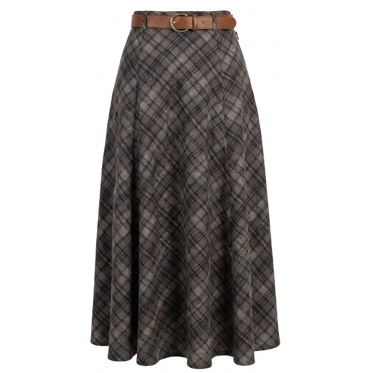 Midi Skirt In A Woven Fabric