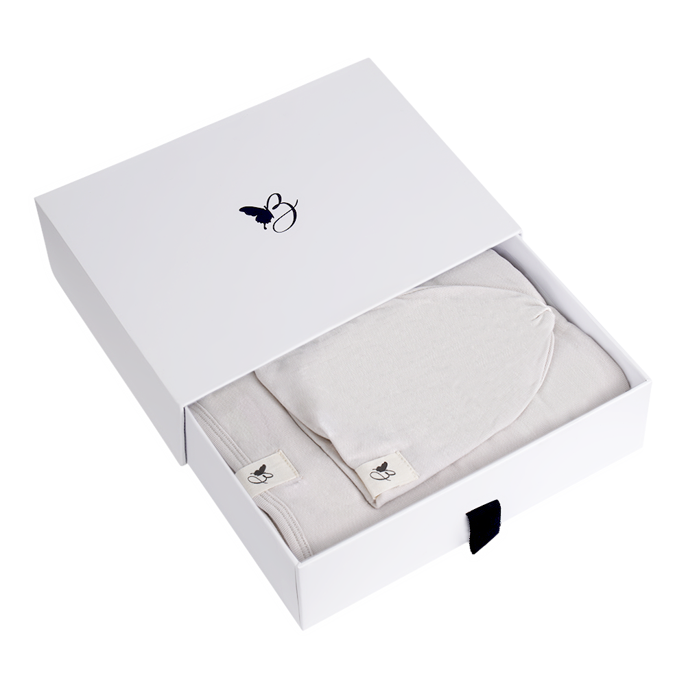 Bebe Bella Blanket & Hat Set in Dark Almond 1 Month by Bebe Bella