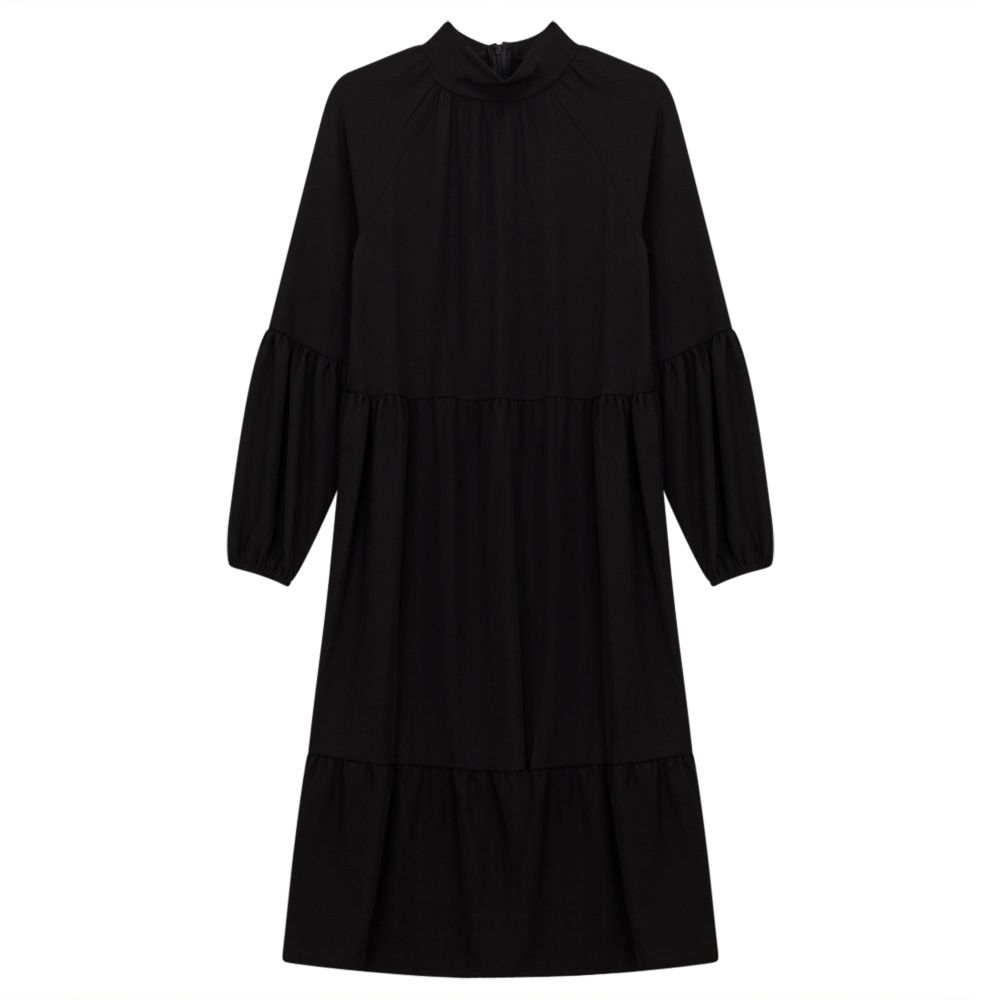 Tiered Dress With Zip in by Noni