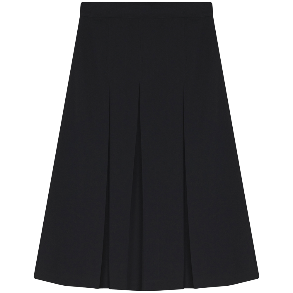Back Pleat Skirt in Dark Navy by New Zealand