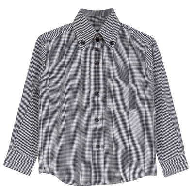 Gingham Button Down Blouse Canadian Sport Girls Blouse - TheHushShop.com