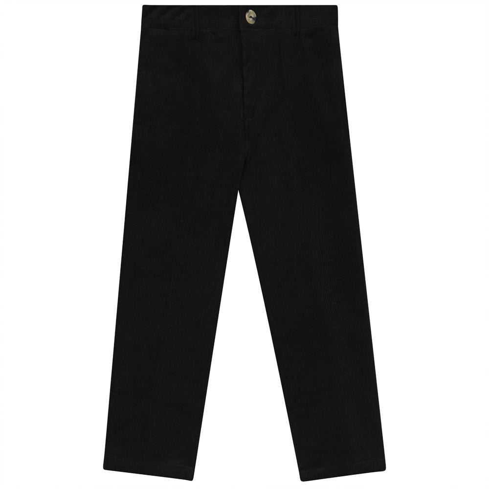 Skinny Fit Corduroy Long Pants in Black by Canadian Sport
