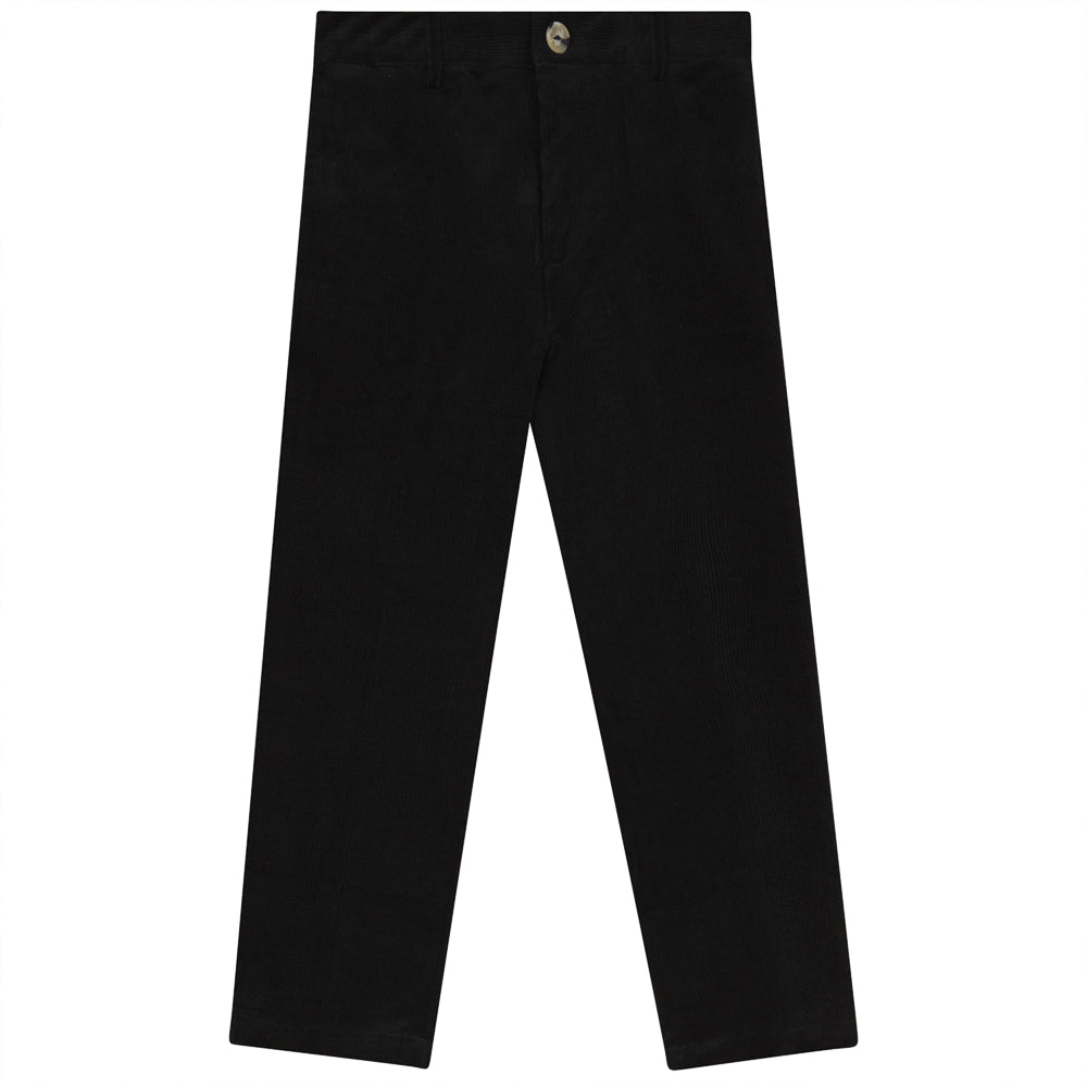 Skinny Fit Corduroy Long Pants Black Boys Pants by {{ product_vemdor}}