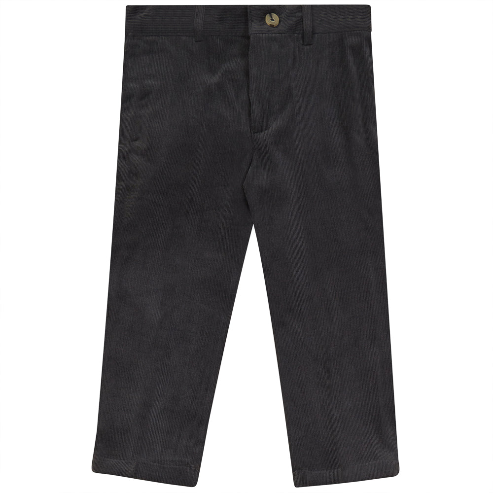 Skinny Fit Corduroy Long Pants in Dark Slate by Canadian Sport
