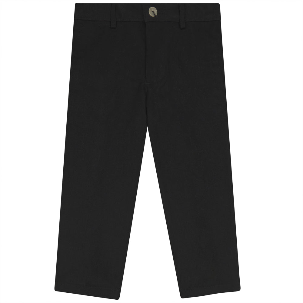 Chino Skinny Fit Pants in Black by Canadian Sport
