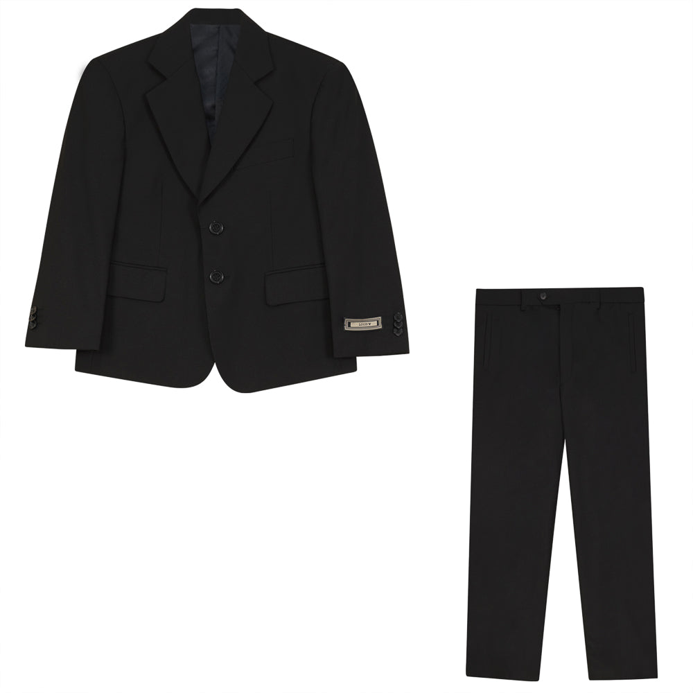 Husky 2PC Suit in Black by Louis V