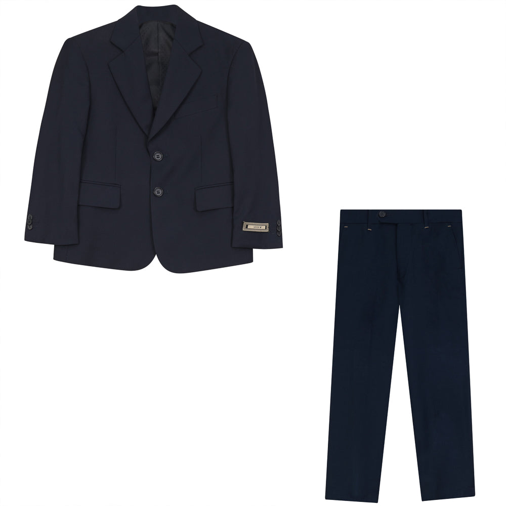 Husky 2PC Suit in Bright Navy by Louis V