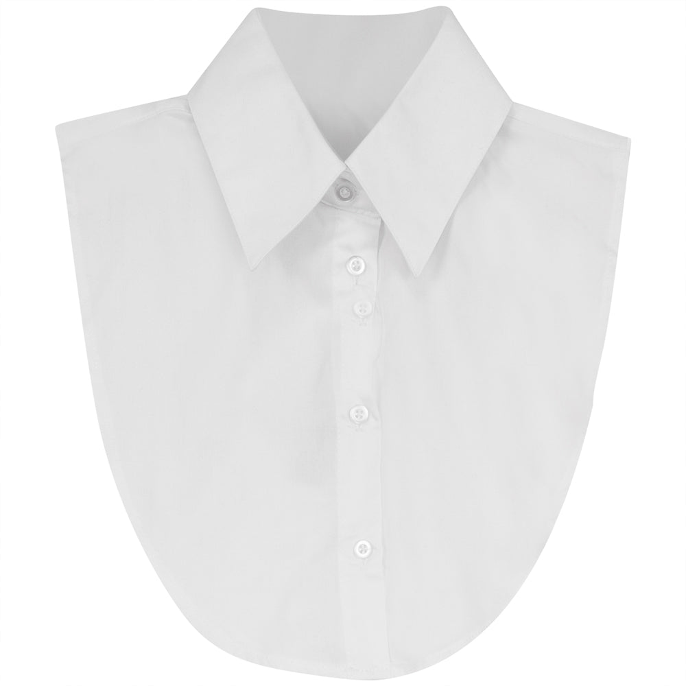 Faux Blouse in White - 8701 by Mark Benfield