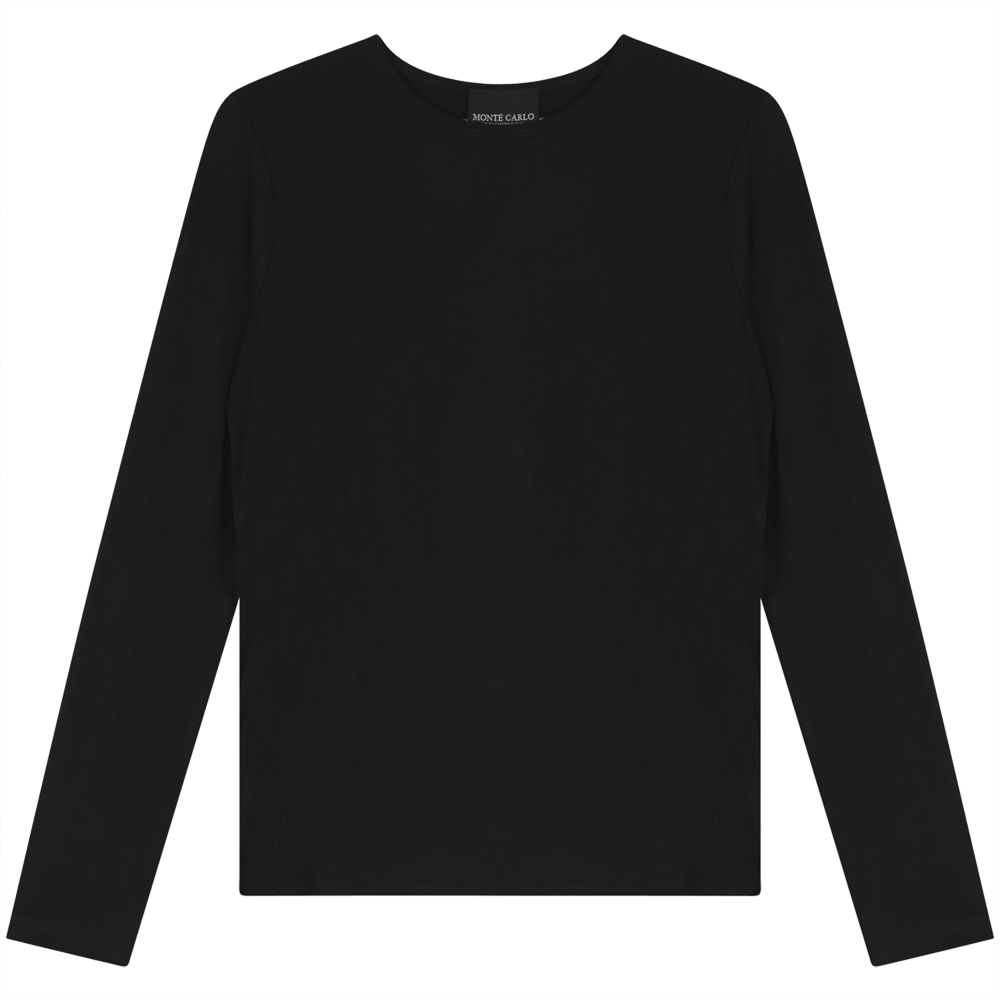 Basic Modal T-Shirt in Black by Monte Carlo