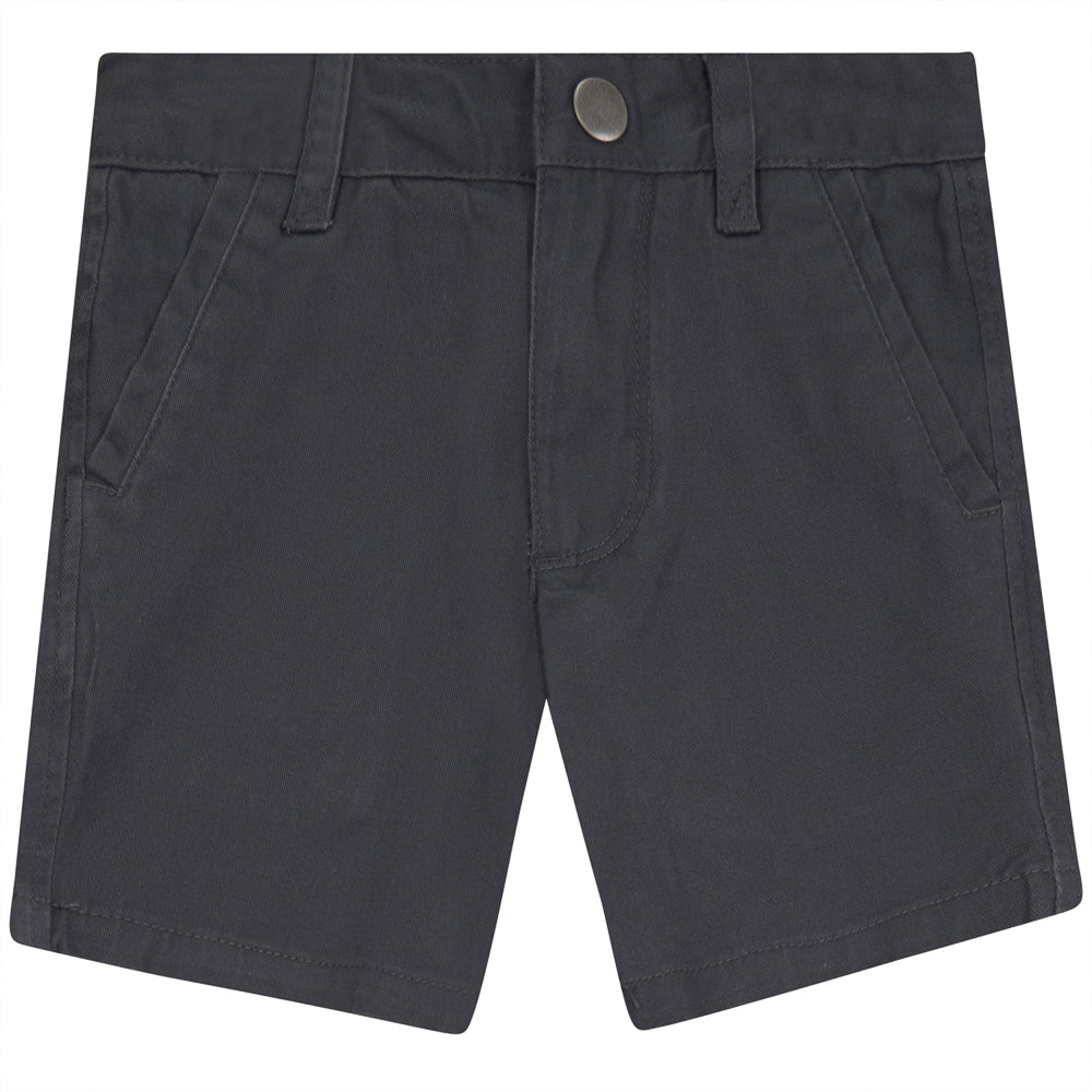 Cotton Shorts in Grey by Mocha Noir