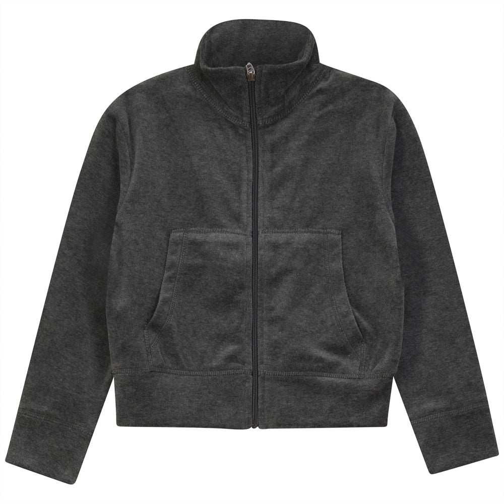 Cardigan With Collar in Grey Mix by Brown Label