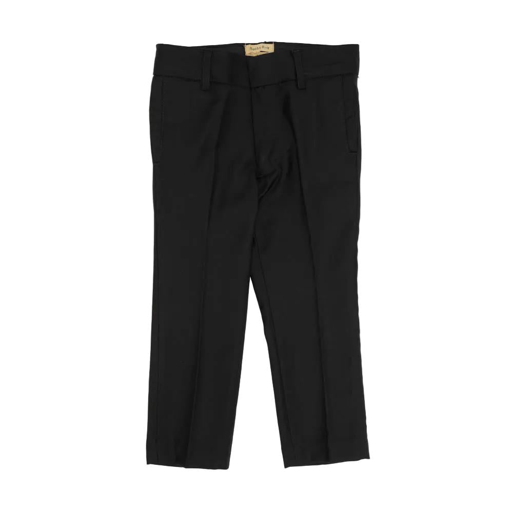 Skinny Fit Dress Pants in Black by Mocha Noir